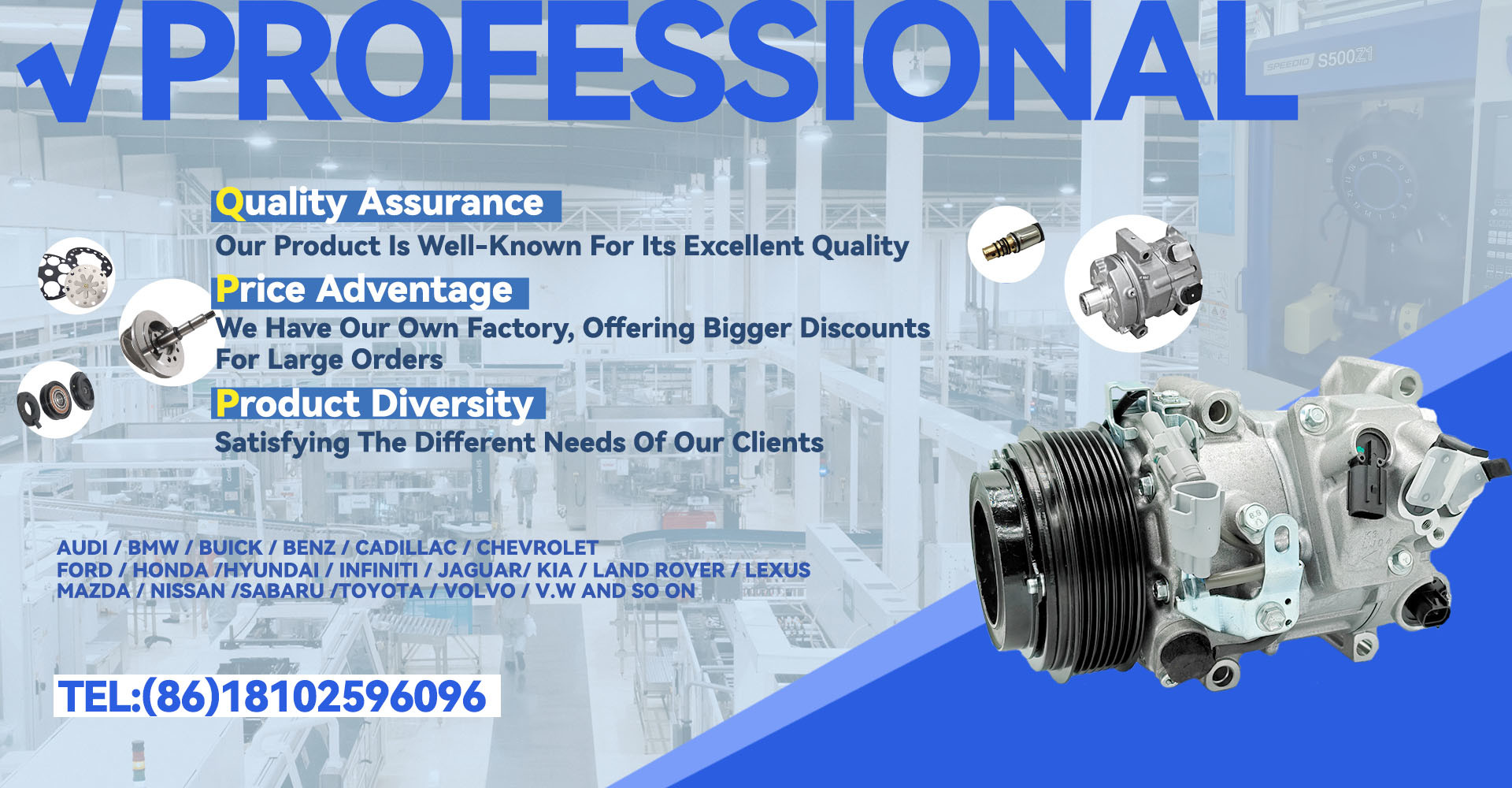 kwaliteit auto ac compressor fabriek